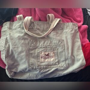 Gray Hollister Duffle